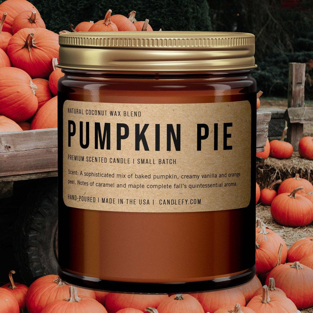 Pumpkin Pie Scented Candle: Classic (8oz)