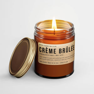 Crème Brûlée Scented Candle: Classic (8oz)