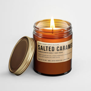 Salted Caramel Scented Candle: Classic (8oz)