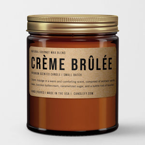 Crème Brûlée Scented Candle: Classic (8oz)