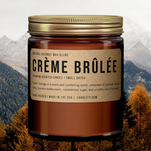 Load image into Gallery viewer, Crème Brûlée Scented Candle: Classic (8oz)
