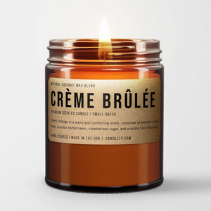 Crème Brûlée Scented Candle: Classic (8oz)