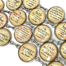 Load image into Gallery viewer, &quot;Whatever Things are True&quot; Philippians 4:8 Scripture Bracelet – Glass
