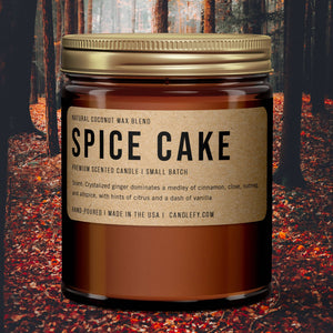 Spice Cake Scented Candle: Classic (8oz)