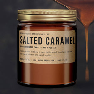 Salted Caramel Scented Candle: Classic (8oz)